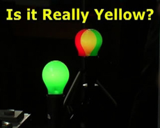 Is it really yellow Lights
