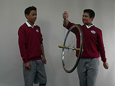 Bicycle Wheel On String